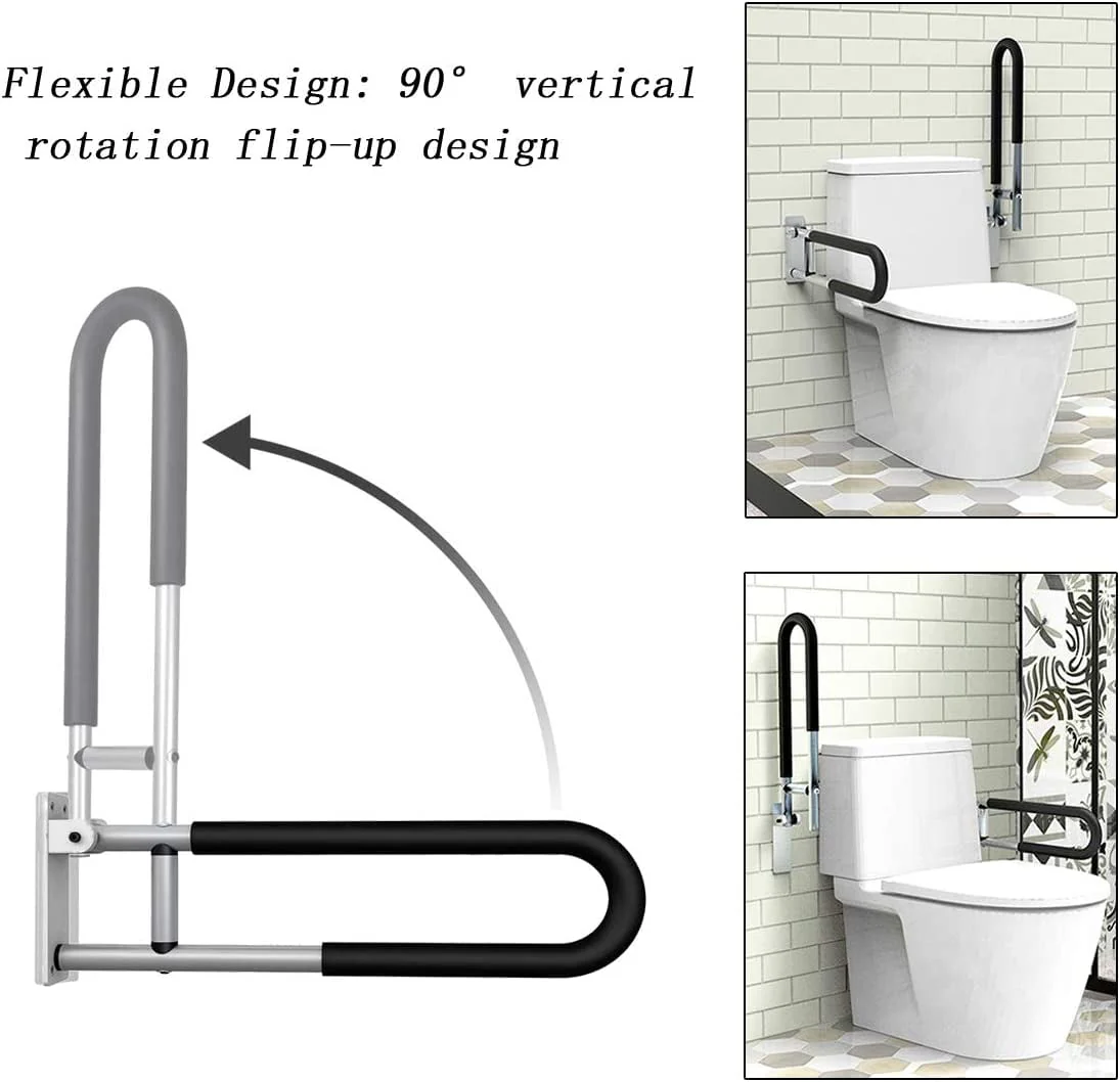 Premium Folding Toilet Grab Bar - Image 5